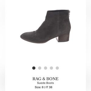 Rag & Bone Dark Gray Booties